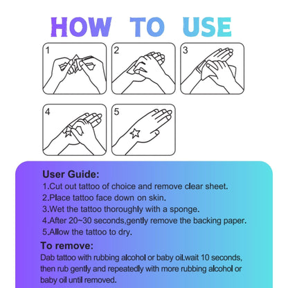 Vagilelf 100 K-Style Demon Mark Tattoos for Face & Body | Dark Concept Makeup Sheets for Cosplay, K-Pop & Festivals