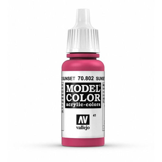 Vallejo Model Color - Sunset Red
