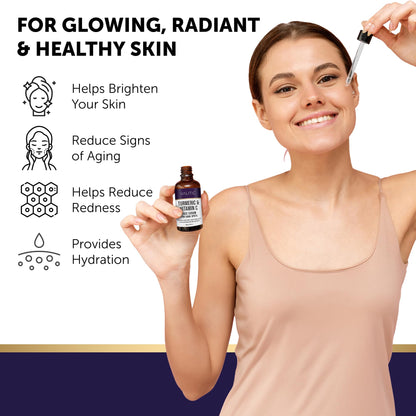 VALITIC Vitamin C Serum – Anti-Aging & Brightening with Niacinamide, Hyaluronic Acid, Kojic, Turmeric (1 fl oz)