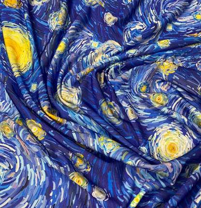 Van Gogh Inspired Fabric By Metre