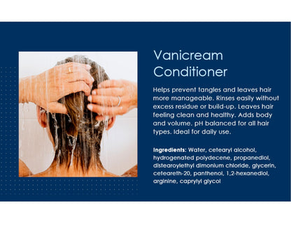 Vanicream Shampoo & Conditioner Set for Sensitive Skin – Dermatologist Tested – 4 Bottles (12 oz)