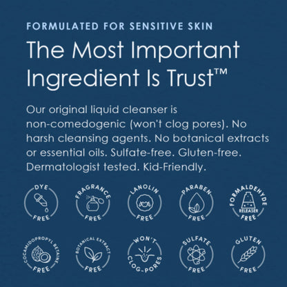 Vanicream Liquid Cleanser Refill – Sensitive Skin, 32 oz | Gentle, Fragrance-Free Daily Cleanser