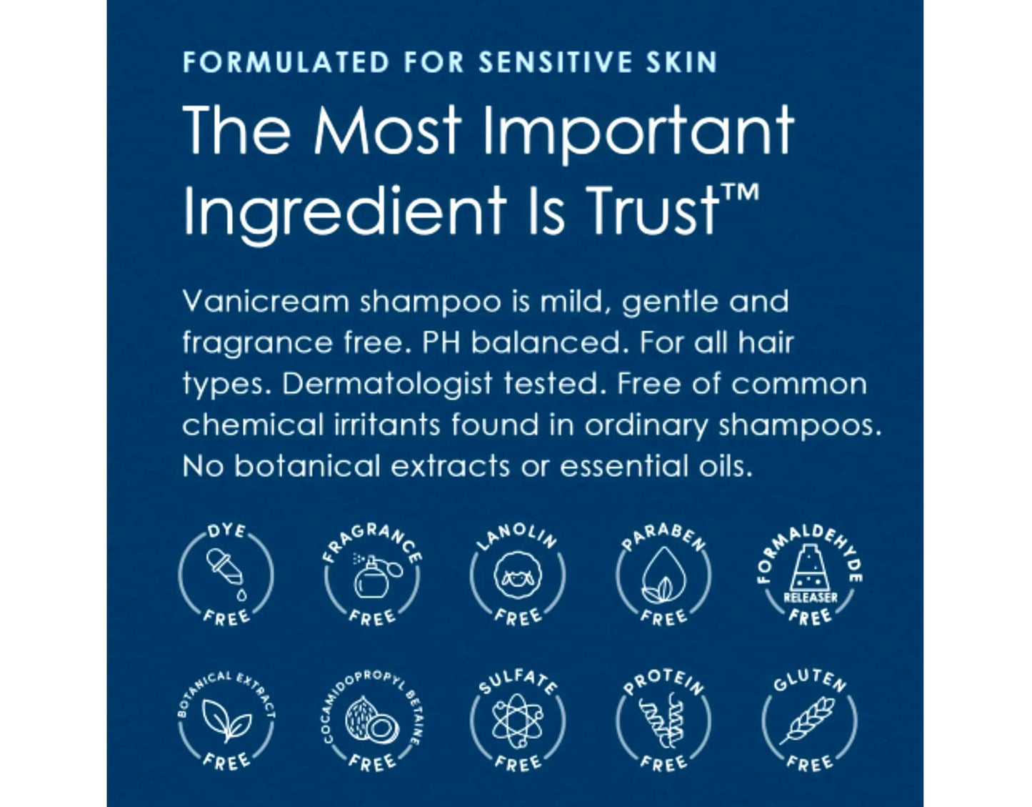 Vanicream Shampoo & Conditioner Set for Sensitive Skin – Dermatologist Tested – 4 Bottles (12 oz)