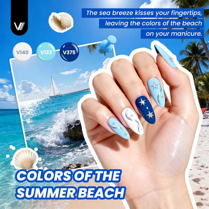VANREESA 148Pcs Gel Nail Kit with UV Lamp – 60 All-Season Colors, Almond Tips & Drill