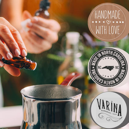 Varina Natural Coffee Cream Bar Soap – Gentle Cleansing for Sensitive Skin | 3 Pack
