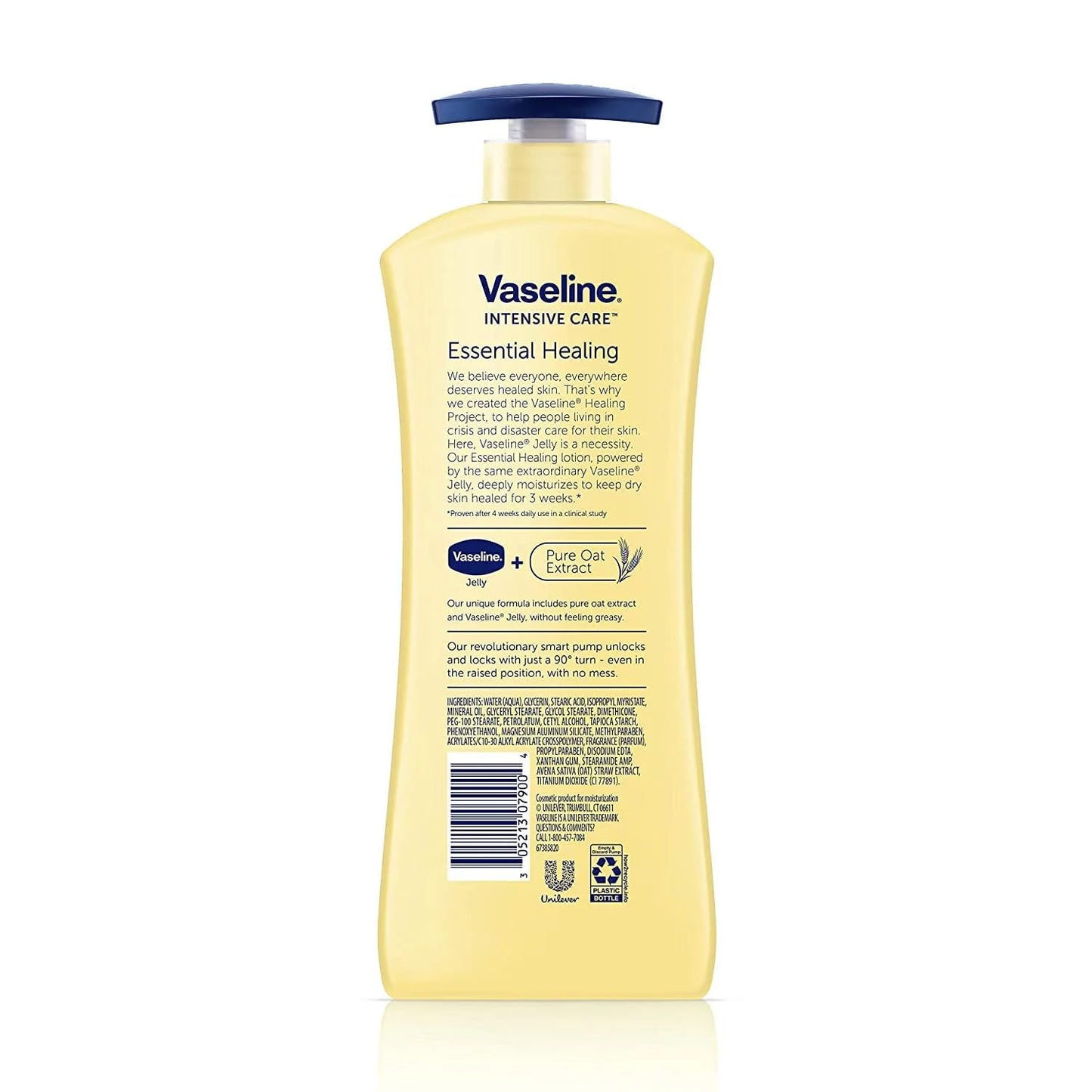Vaseline Intensive Care Essential Healing Body Lotion — Deep Moisturization, 20.3 oz Pump
