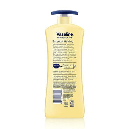 Vaseline Intensive Care Essential Healing Body Lotion — Deep Moisturization, 20.3 oz Pump