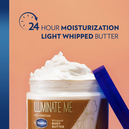 Vaseline Illuminate Me Body Butter & Body Oil — Shimmering Hydration for Melanin-Rich Skin
