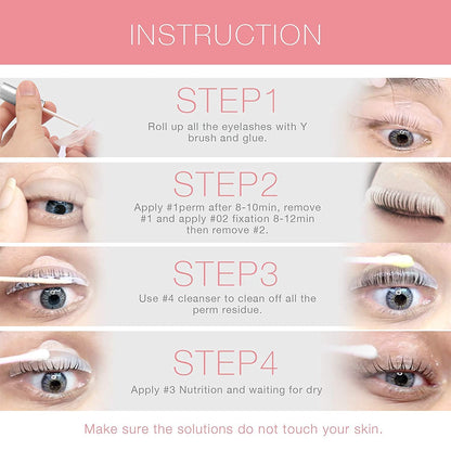 VASSOUL Lash Lift Kit - Advanced Eyelash Perm Kit for Salon-Quality Lashes at Home