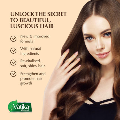 Vatika Naturals Moisturizing Conditioner – Deep Hydration for Dry, Damaged & Frizzy Hair | Argan & Henna 400ml