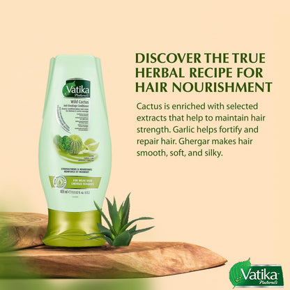 Vatika Naturals Moisturizing Conditioner – Hydrating Care for Dry, Damaged & Frizzy Hair (400ml)