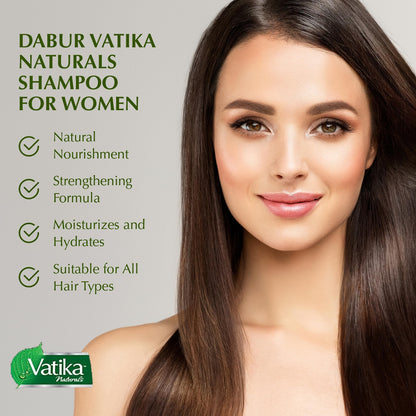 Vatika Naturals Shikakai Shampoo for Women – Hydrating & Smoothing Formula (400ml)