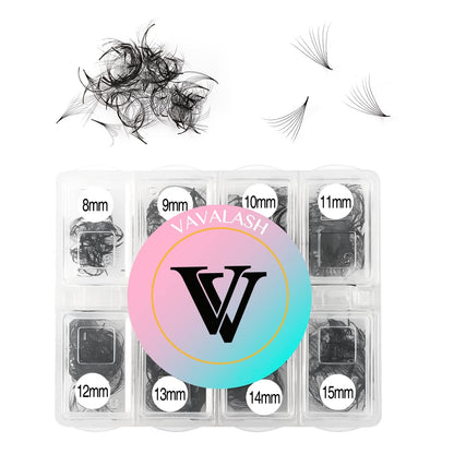 VAVALASH 600 Fans Premade Loose Fans 5D-24D Promade Lash Extensions | Thin Base for Natural Look
