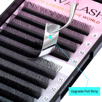 VAVALASH W-shaped 5D Premade Fans Lash Extensions – 0.07 D Curl, 14mm