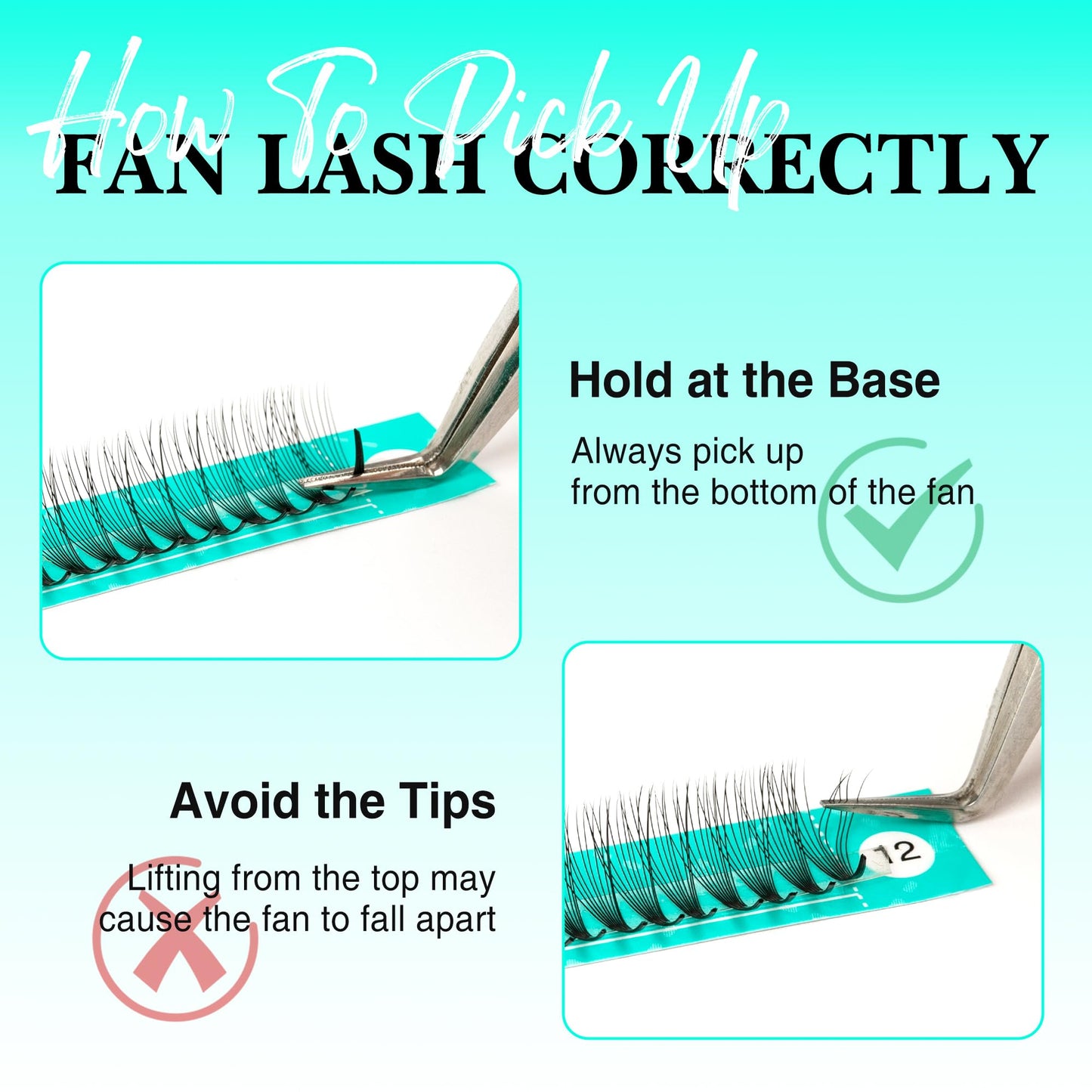 VAVALASH Premade Fans Eyelash Extensions 6D-16D | 0.05/0.07 Thick, C/D Curl, 8-15mm Mixed Length
