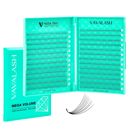 VAVALASH Premade Fans Eyelash Extensions 6D–16D | 0.05/0.07 Thickness, C/D Curl, 8–15mm Mixed Length