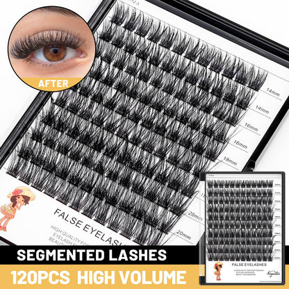 Vayator Lashes Mixed Kit – 8–20mm DD Curl & D Curl False Lashes with Lash Bond & Seal