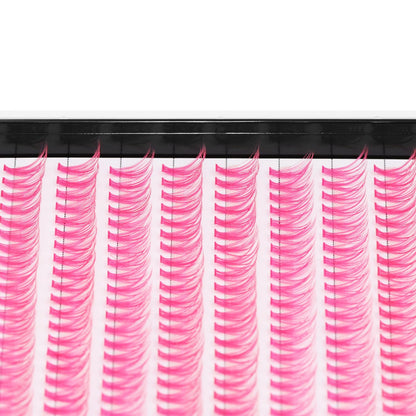 Vayator Pink D Curl False Eyelashes – 3 Styles, 10–18mm, 200 Pcs