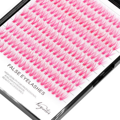 Vayator Pink D Curl False Eyelashes – 3 Styles, 10–18mm, 200 Pcs