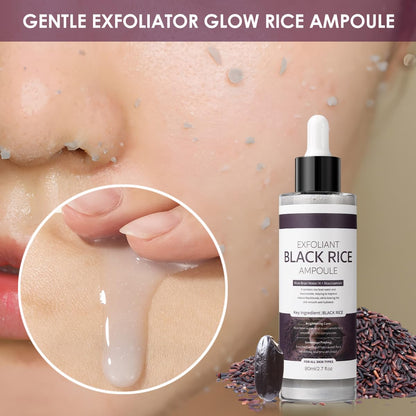 Veakoo Peel Shot Glow Black Rice Exfoliant Ampoule – Gentle Exfoliating Brightening Serum, 80ml