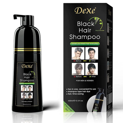 Vedora Instant Black Hair Shampoo 400ml – Semi-Permanent Black Dye