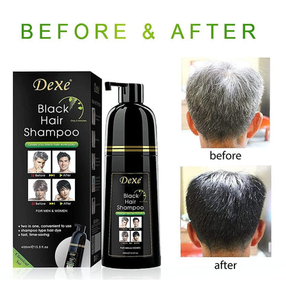 Vedora Instant Black Hair Shampoo 400ml – Semi-Permanent Black Dye