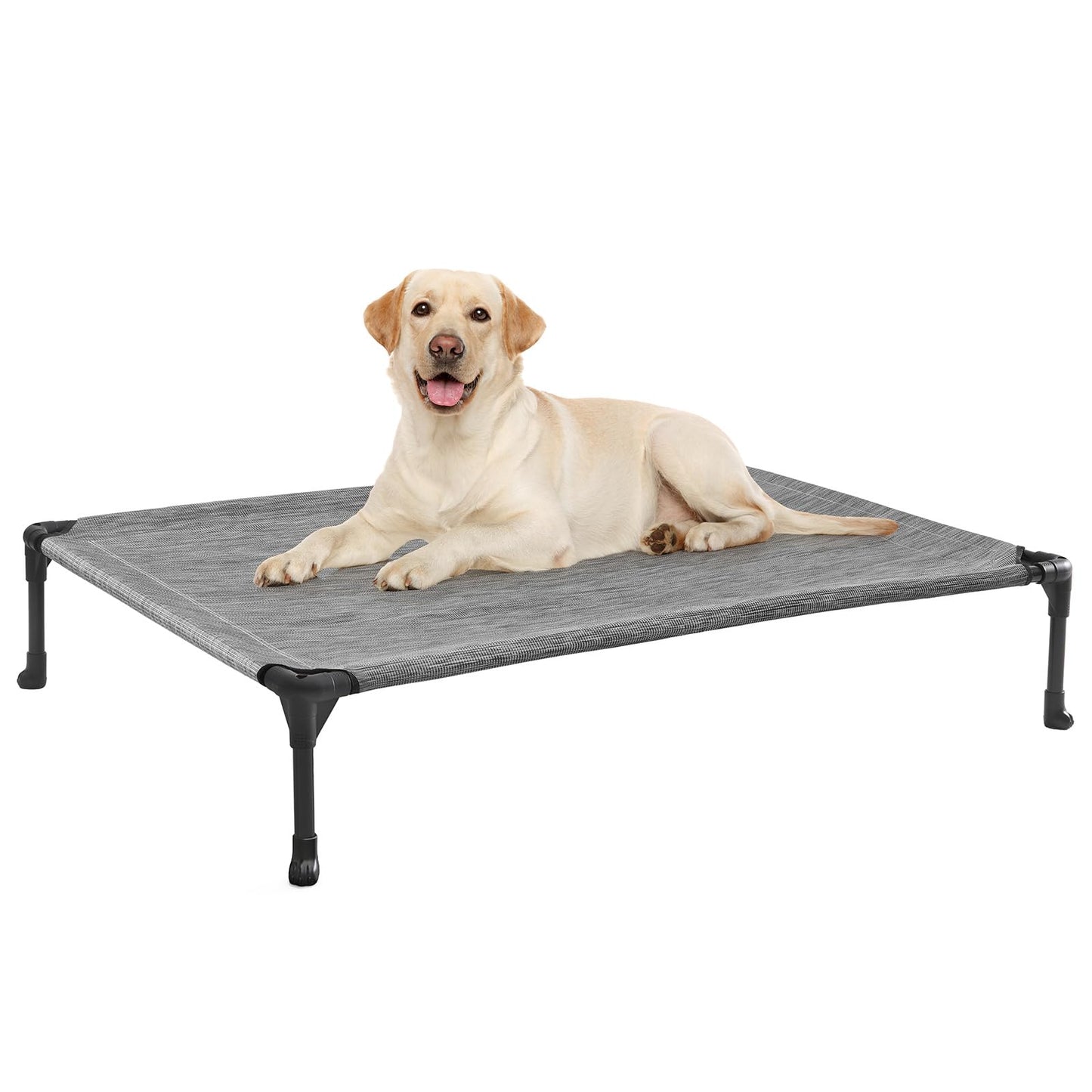 Veehoo Outdoor Elevated Dog Bed Large 42x30 – Breathable Telsin, Anti-Slip