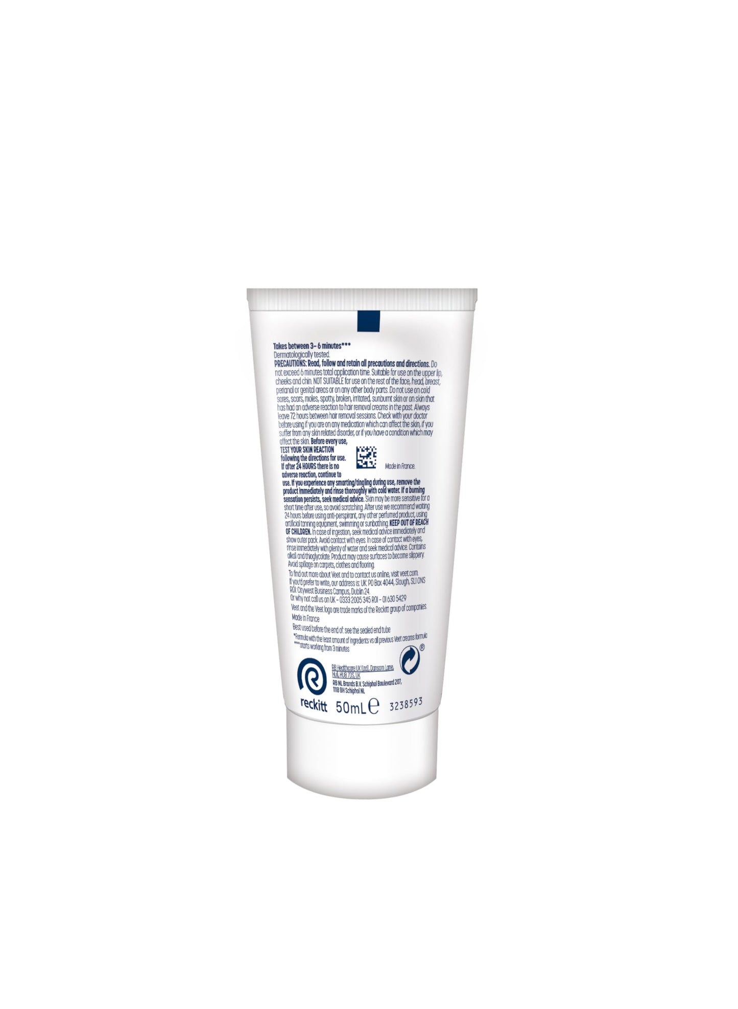 Veet Face Cream Kit Sensitive (2x50ml) – Up to 7 Days Smoothness