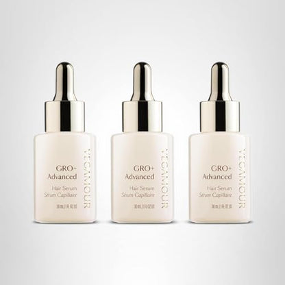 VEGAMOUR GRO+ Advanced Hair Serum 3-Pack – Improve Density, Reduce Shedding, Healthy Scalp
