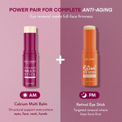 VELAMO ADVANCED Calcium Multi Balm Stick – Hydration, Firming & Under-Eye Care