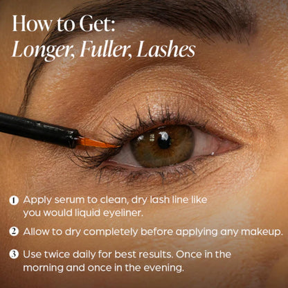 Vellora Lash Growth Serum – Peptide & Botanical Blend for Longer, Thicker Lashes (3 mL)