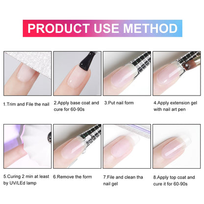 V VENALISA Builder Nail Gel 50ml – Jelly Nude Pink for Nail Extensions & Polygel Manicure