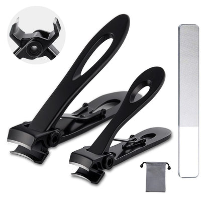 Venoteck Nail Clippers for Thick Nails – Dual-Size, Stainless Steel
