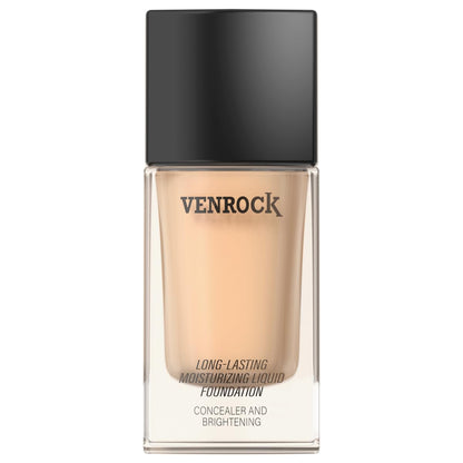 Venrock 24HR Moisturizing Foundation – Ivory White, 30ml | Waterproof & Buildable Coverage