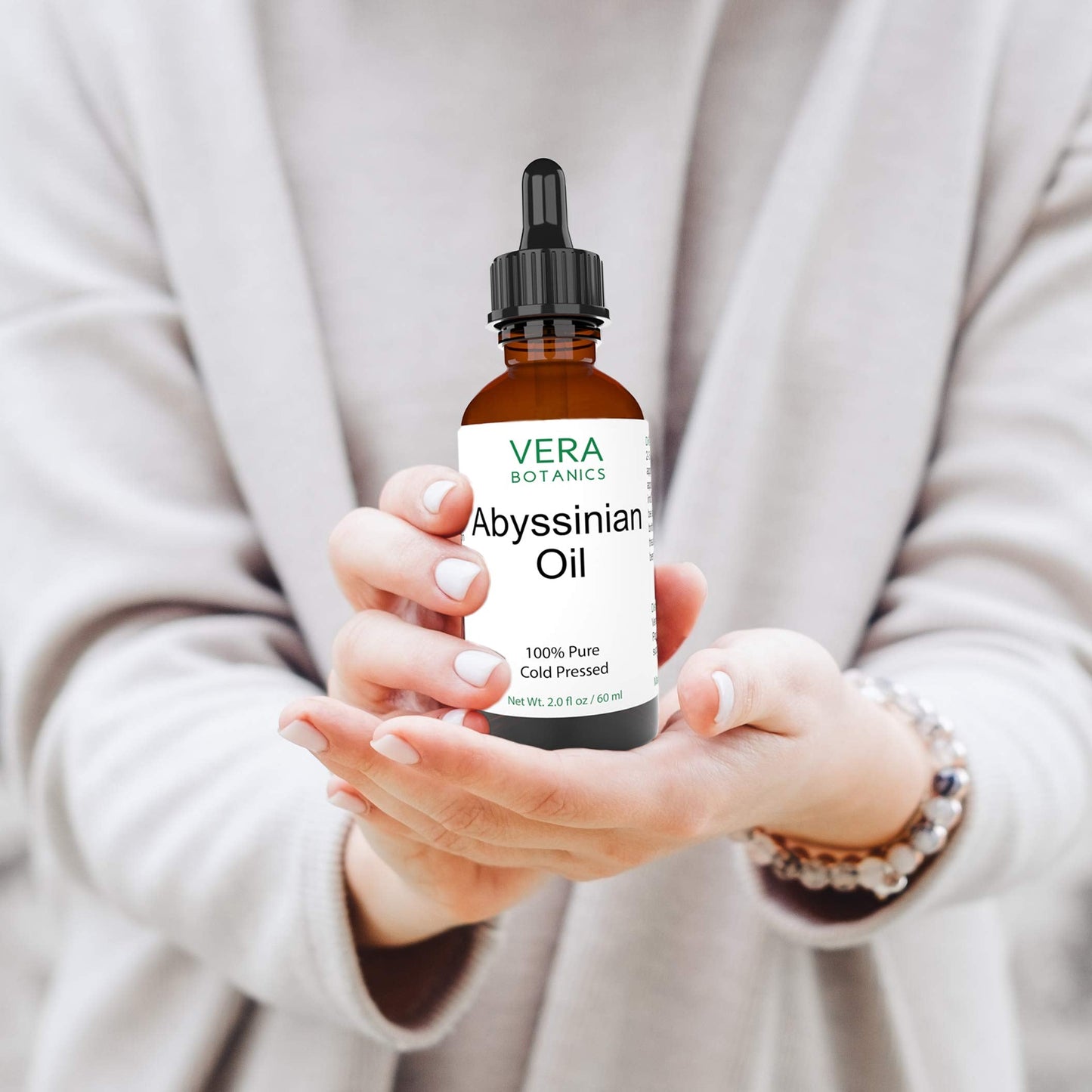 Vera Botanics Abyssinian Oil – 100% Pure & Natural, Cold-Pressed for Face, Skin, Hair & Nails