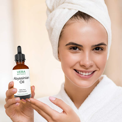 Vera Botanics Abyssinian Oil – 100% Pure & Natural, Cold-Pressed for Face, Skin, Hair & Nails