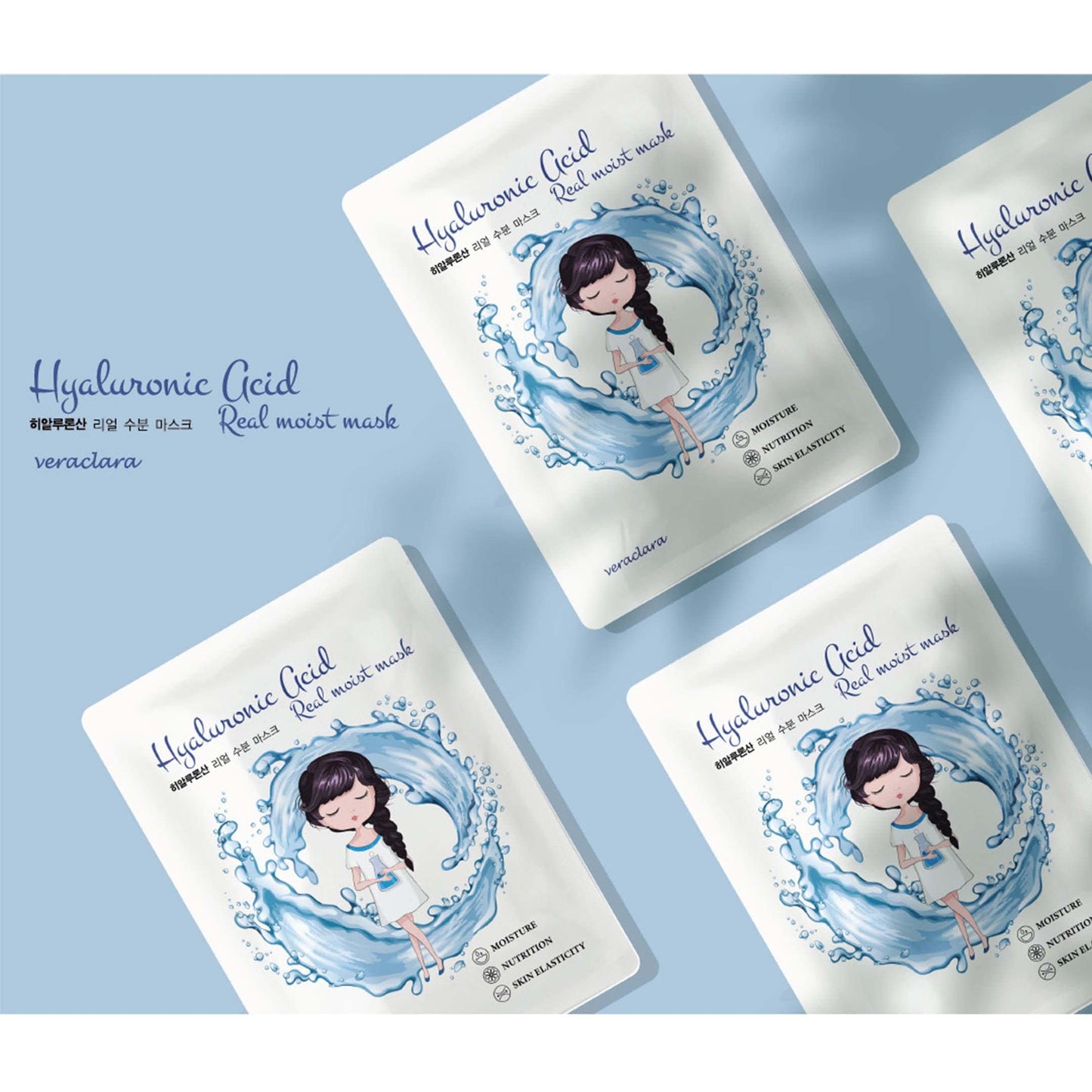 Veraclara Facial Mask Sheet | Korean Skincare – Brightening, Hydration & Firming