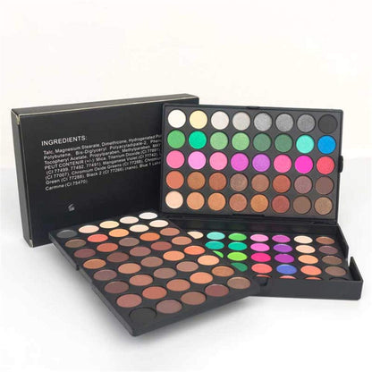 VERONNI 120 Colors Mini Eyeshadow Palette – 3-Layer Matte & Shimmer Palette (120 Colors)