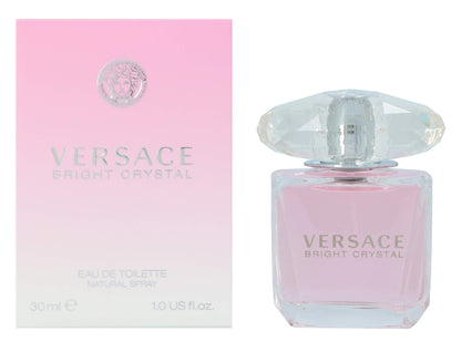 Versace Bright Crystal Eau De Toilette for Women – 1 oz | Floral Fragrance by Gianni Versace