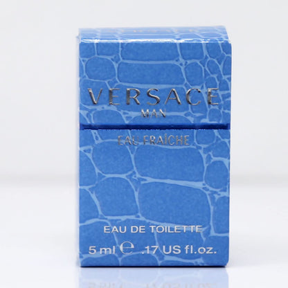 Versace Man Eau Fraiche Mini Splash 5 ml – Fresh Aquatic Fragrance for Men