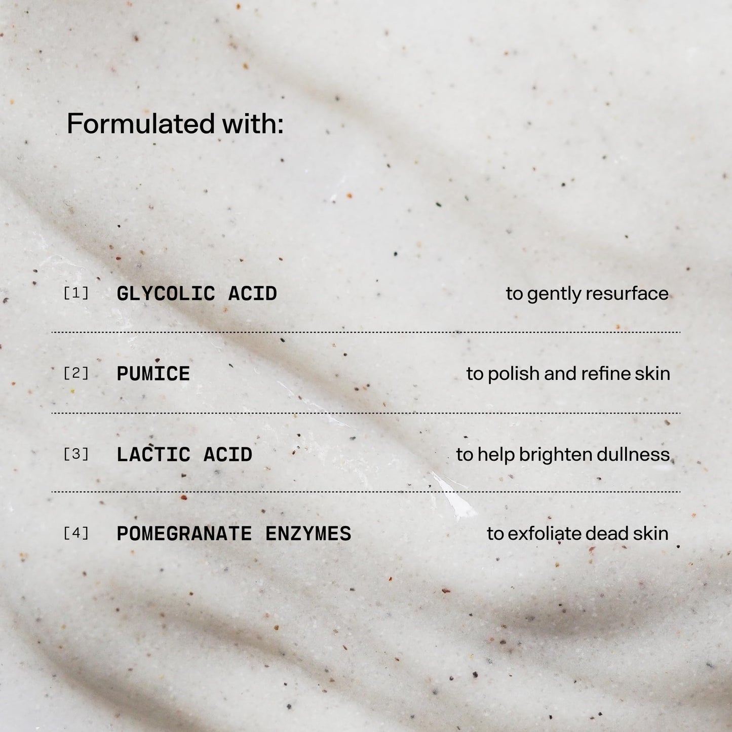 Versed Buff It Out AHA Exfoliating Body Scrub & Mask – Lactic & Glycolic Acids, Microfine Pumice, 8 oz