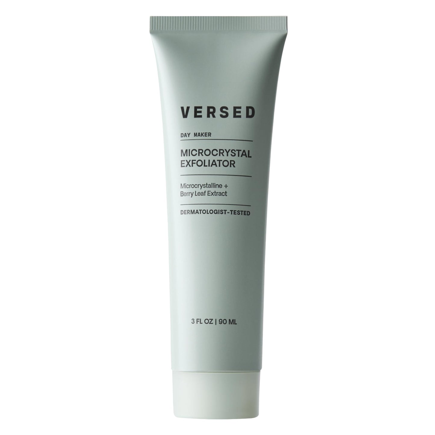 Versed Day Maker Microcrystal Exfoliating Cleanser – Creamy, Biodegradable Microcrystals, Vegan (3 oz)