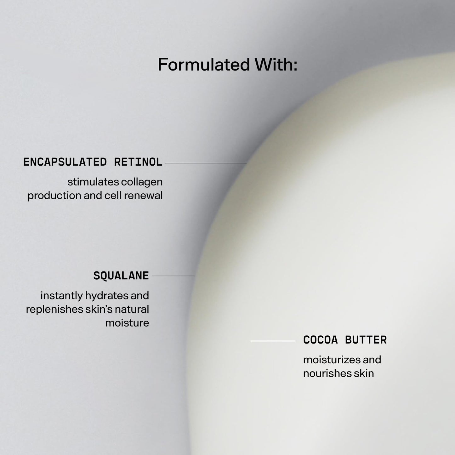 Versed Press Restart Retinol Body Lotion – Cocoa Butter & Squalane