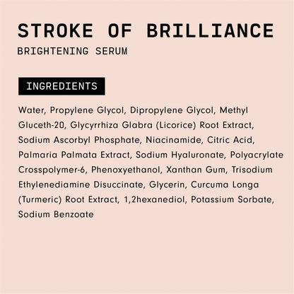 Versed Stroke of Brilliance Brightening Serum – Vitamin C, Licorice Root & Niacinamide, Vegan, 1 fl oz