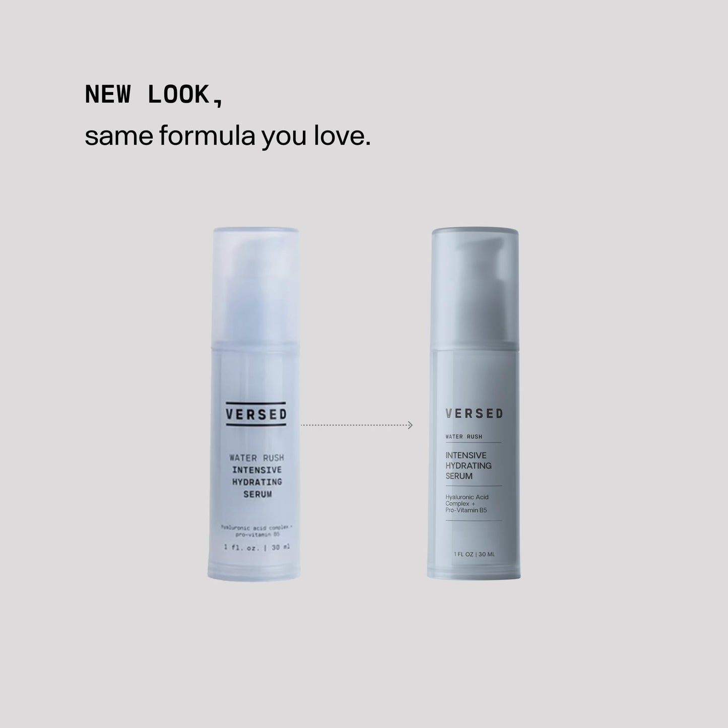 Versed Water Rush Hydrating Serum | Hyaluronic Acid + Pro Vitamin B5