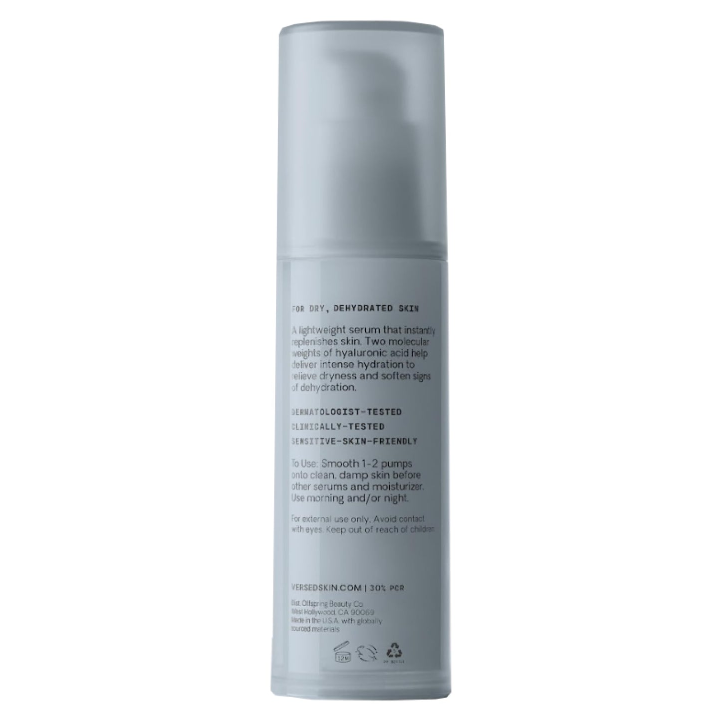 Versed Water Rush Hydrating Serum | Hyaluronic Acid + Pro Vitamin B5