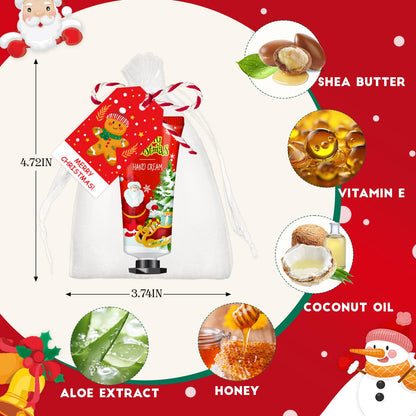 VESPRO 50-Pack Christmas Hand Cream Gift Set for Women
