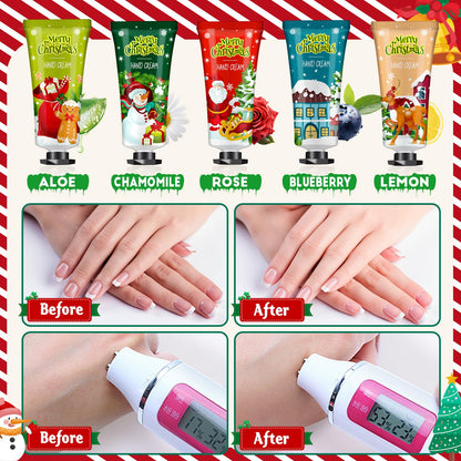 VESPRO 50-Pack Christmas Hand Cream Gift Set for Women