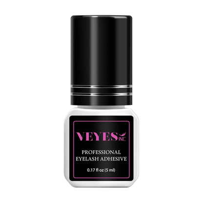 VEYES INC Eyelash Extension Glue – Extra Strong Black 5ml, 1s Dry Time, Up to 8 Weeks Hold