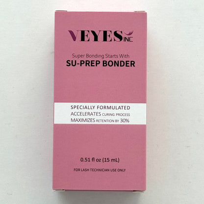 VEYES INC Super Lash Bonder for Eyelash Extensions – SU-PREP Bonder, Glue Accelerator, Sealant (15ml)